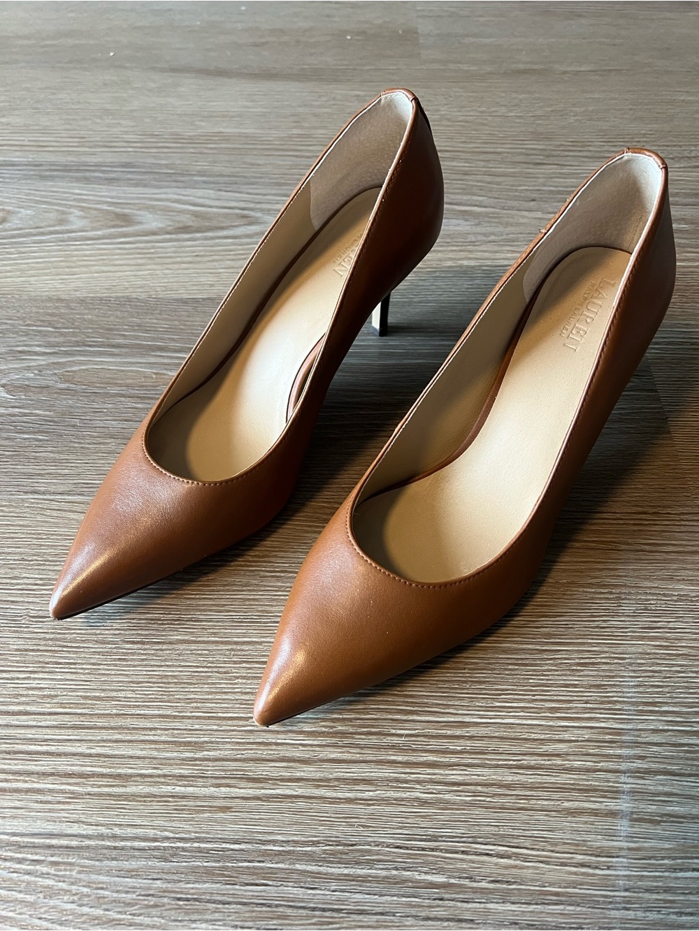 Ralph Lauren - Women's Lanette Nappa Leather Pumps - 7.5B